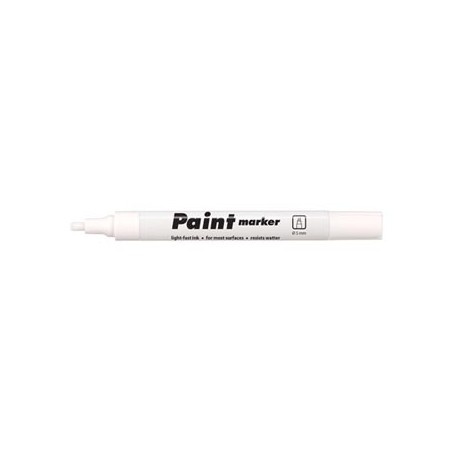 Centropen, marker 9100, biały, 10szt, 5mm, nie zawiera toluenu/xylenu, cena za 1szt