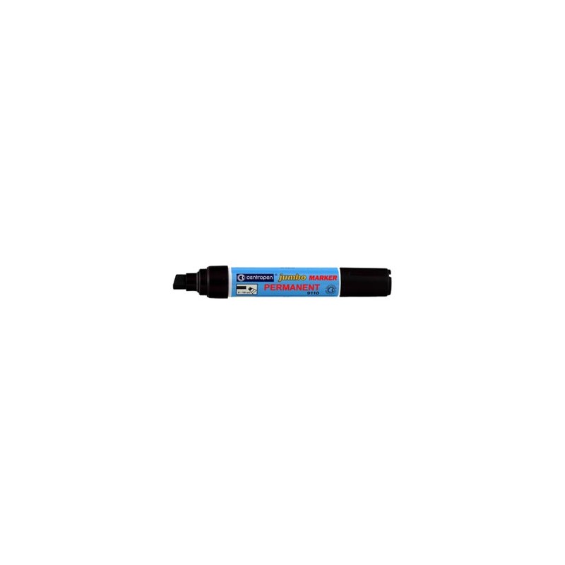 Centropen, marker 9110, czarny, 5szt, 2.10mm, na bazie alkoholu, cena za 1 szt, EOL