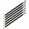 Berlingo, Ołówek zestaw 6szt (2H-2B), black, 1szt, bez gumki