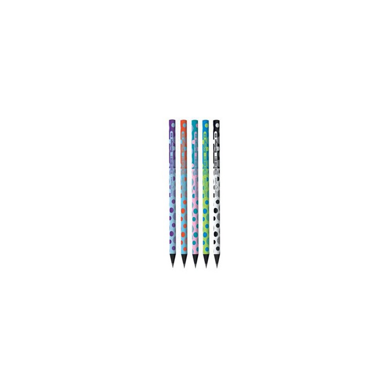 Berlingo, Ołówek Dots, color, 72szt, bez gumki