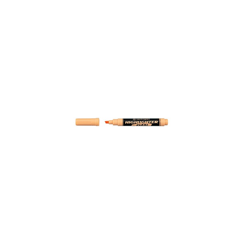 Centropen, zakreślacz 8542, pomarańczowy, 10szt, 1-5mm, pastelowy, super elastyczną końcówka, cena za 1szt