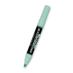Centropen, zakreślacz 8542, zielony, 10szt, 1-5mm, z super elastyczną końcówką, cena za 1 szt, EOL