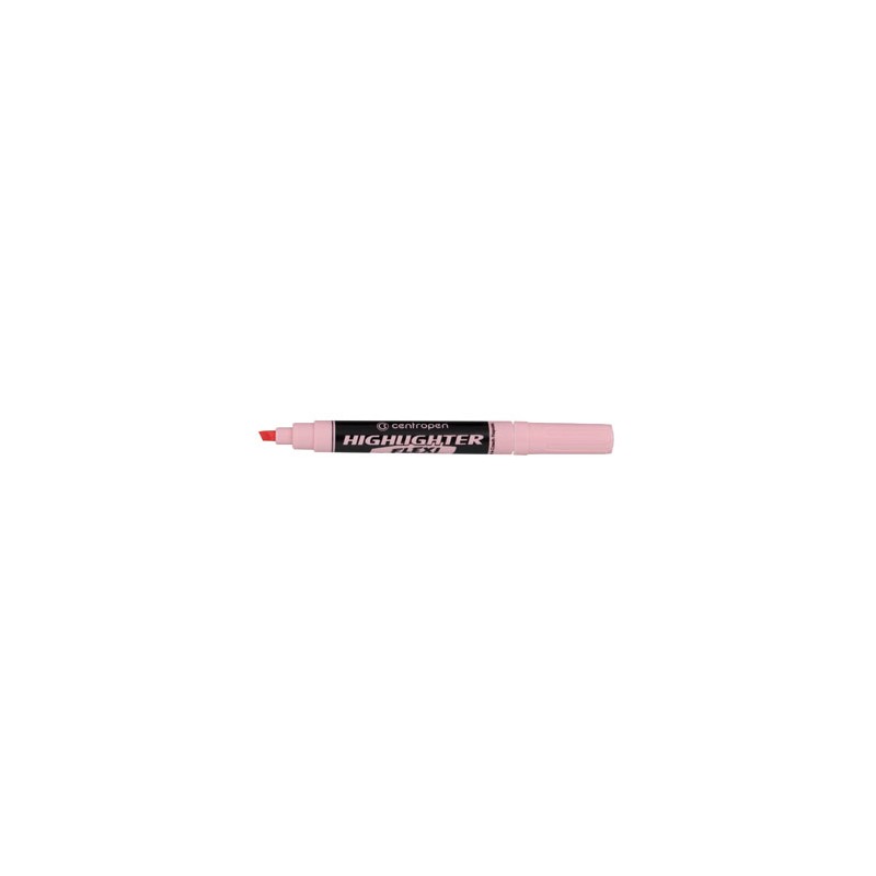 Centropen, zakreślacz 8542, różowy, 10szt, 1-5mm, z super elastyczną końcówką, cena za 1 szt