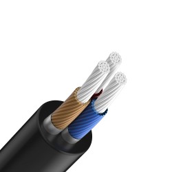 Devia kabel audio Ipure jack 3,5 mm - jack 3,5 mm 1,0 m czarny