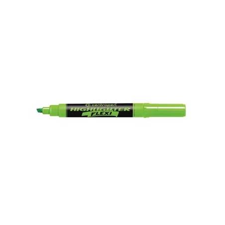 Centropen, zakreślacz 8542, zielony, 10szt, 1.5mm, z super elastyczną końcówką, cena za 1 szt