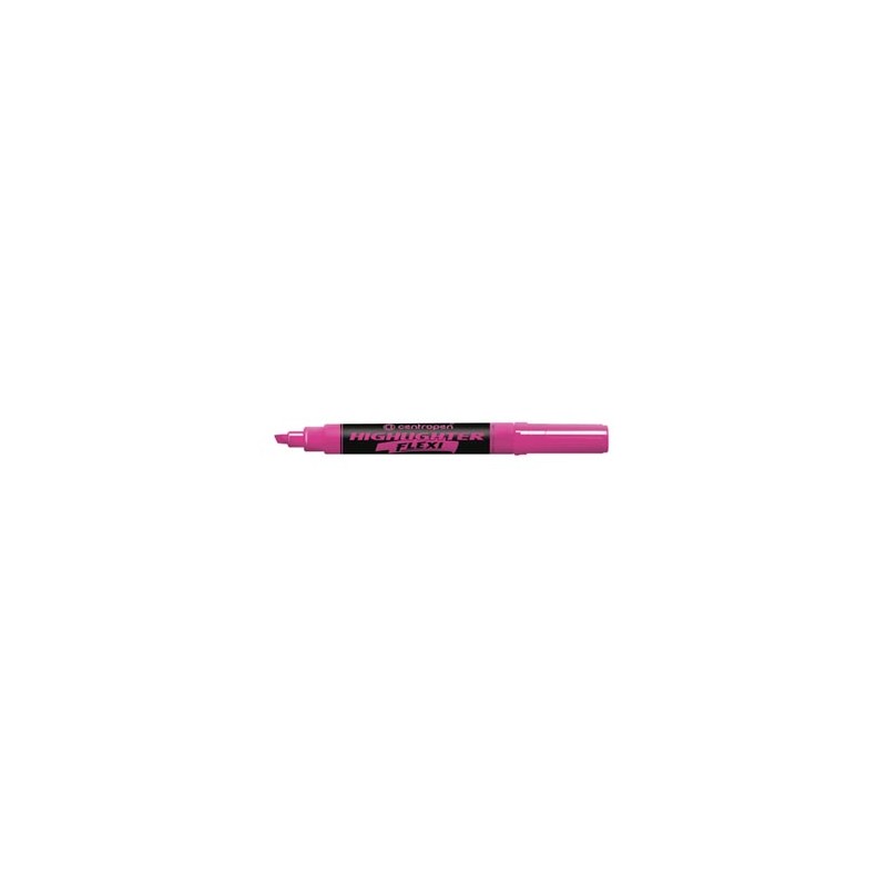 Centropen, zakreślacz 8542, różowy, 10szt, 1.5mm, z super elastyczną końcówką, cena za 1 szt