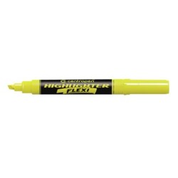 Centropen, zakreślacz 8542, żółty, 10szt, 1.5mm, z super elastyczną końcówką, cena za 1 szt