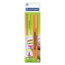 Centropen, zakreślacz 8552, pomarańczowy, 20szt, 1-4,6mm, na wszystkie rodzaje papieru, cena za 1 sztukę