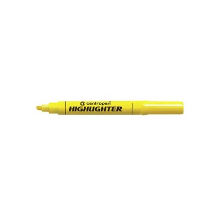 Centropen, zakreślacz 8552, żółty, 10szt, 1-4,6mm, cena za 1 sztukę