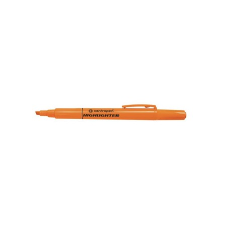 Centropen, zakreślacz 8722, pomarańczowy, 10szt, 1.4mm, ścięta końcówka