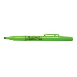 Centropen, zakreślacz 8722, zielony, 10szt, 1.4mm, ścięta końcówka