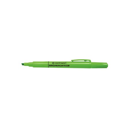Centropen, zakreślacz 8722, zielony, 10szt, 1.4mm, ścięta końcówka