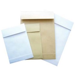 Torba na zakupy z recyklingu, B4, 250 x 353mm, biała, Krpa, 250szt., EOL