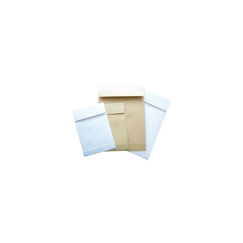 Torba na zakupy z recyklingu, B4, 250 x 353mm, biała, Krpa, 250szt., EOL