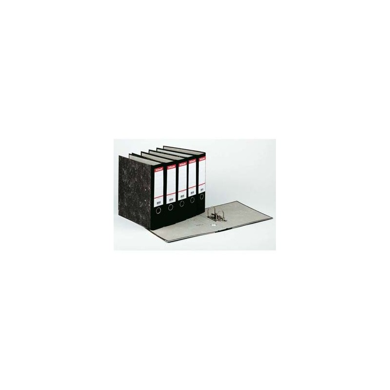 Biurowy segregator, A4, 70mm, czarny, Hit, marmur, cena za 1 szt, 5szt.