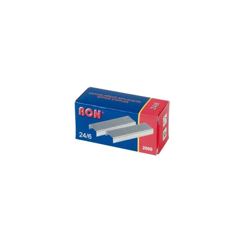 Zszywki 24/6, 10x2000szt. 10-pack, cena za 1 szt