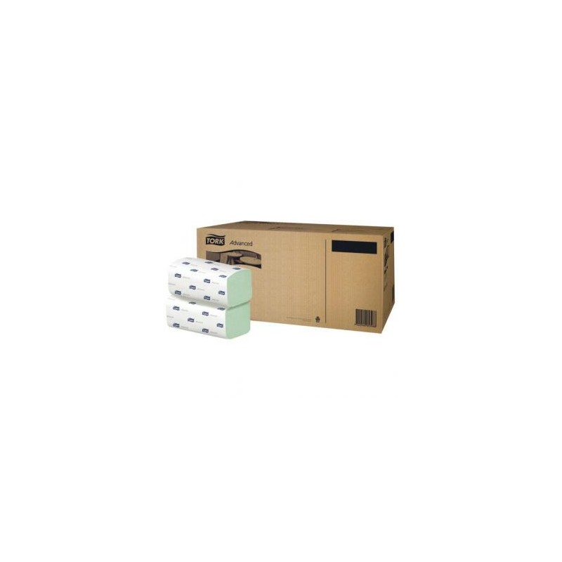 Papierowy ręcznik ZZ, 248 x 230mm, zielony, 3750szt. dwu warstwowe