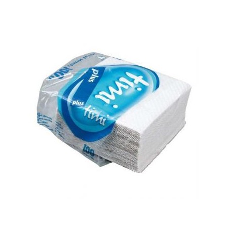Serwetki jednowarstwowe, 330 x 330mm, białe, 100% celulóza