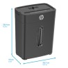 HP Niszczarka OneShred 6CC krosowym układem noży