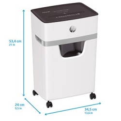 HP Niszczarka OneShred 10MC krosowym układem noży