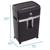 HP Niszczarka ProShredder 12MC krosowym układem noży