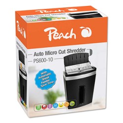 Peach Niszczarka PS600-10 z krosowym układem noży