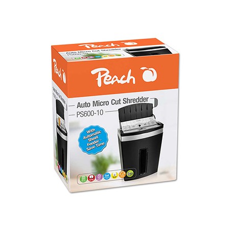 Peach Niszczarka PS600-10 z krosowym układem noży