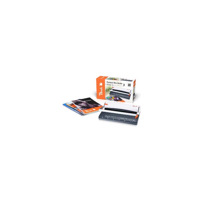 Peach Bindownica grzebieniowa PB300-15, dla z grzbietem drutowym, A4