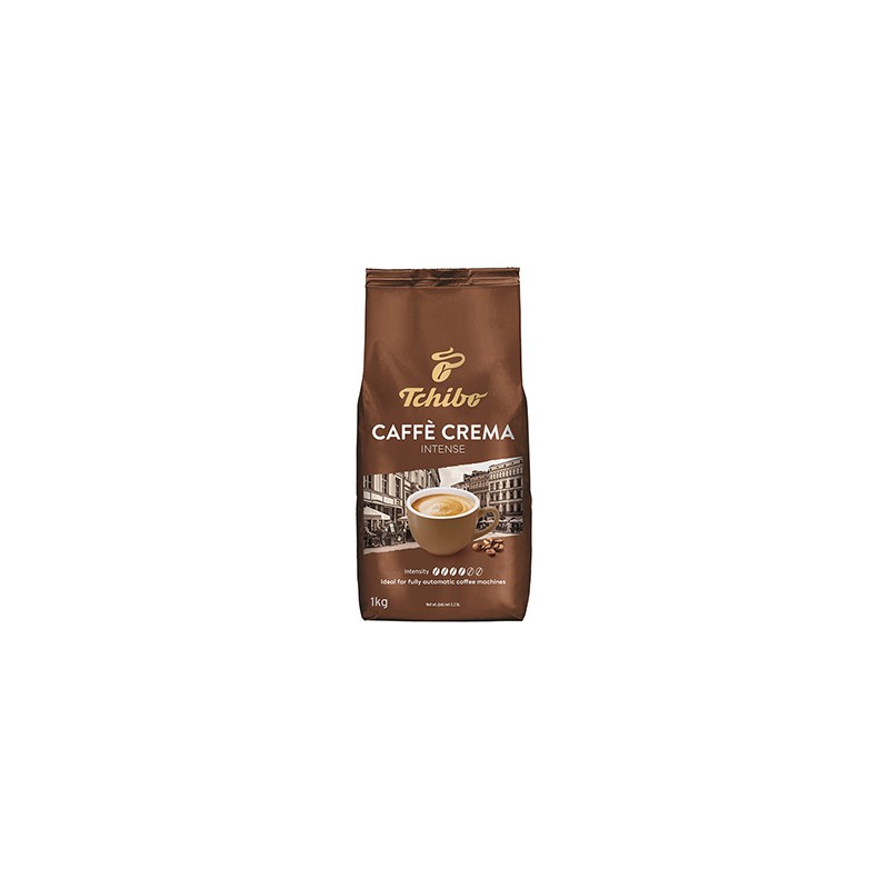 Kawa ziarnista, Tchibo, Caffe Crema Intense, 1kg, saszetka, 100% Arabica
