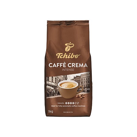 Kawa ziarnista, Tchibo, Caffe Crema Intense, 1kg, saszetka, 100% Arabica