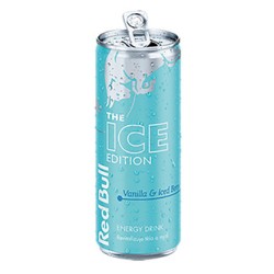 Energy drink, Ice edition, 12 szt w kartonie, cena za 1 szt, Red Bull vanilla & iced berry