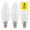 LED żarówka EMOS Lighting E14, 220-240V, 4.2W, 470lm, 2700k, ciepła biel, 30000h, Classic Candle 102x35x35mm-3pack