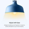 LED żarówka TP-LINK Tapo L510E, E27, 220-240V, 8.7W, 806lm, 2700k, ciepła biel, 15000h, stmívatelná chytrá Wi-Fi žárovka, 2 kusy