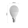 LED żarówka EMOS Lighting E14, 220-240V, 7.3W, 806lm, 2700k, ciepła biel, 30000h, Classic 86x45x45 mm