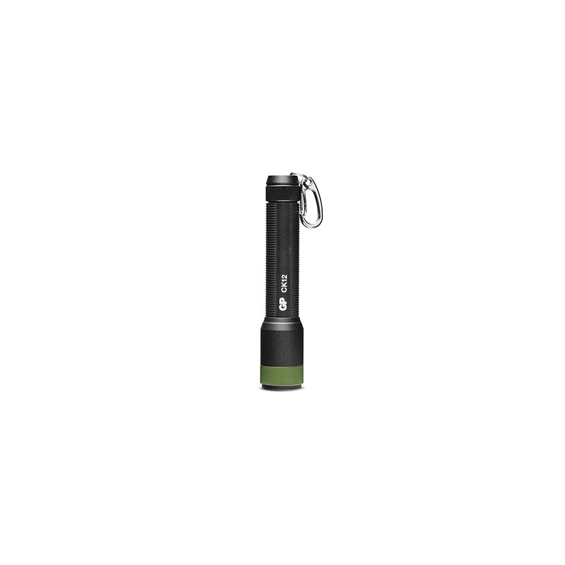 LED Flashlight, 1xAAA, metalowy, czarna, 20lm, CK12