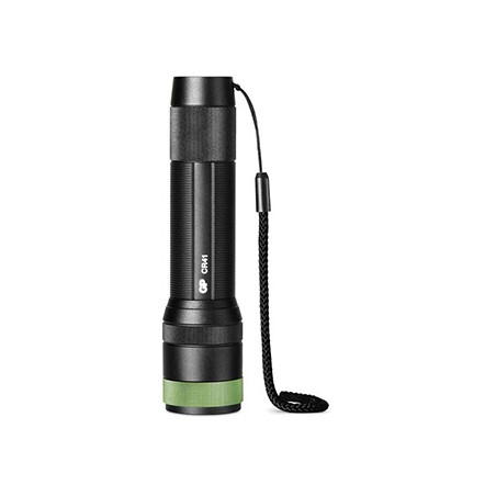 LED Flashlight, Li-Ion 3,7V/2500mAh, metalowy, czarna, 650lm, CR41