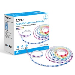 SMART LED pasek TP-LINK 5m, 20.5W, 2100lm, RGB 16 mln kolorów, 50000h, samoprzylepna (3M)
