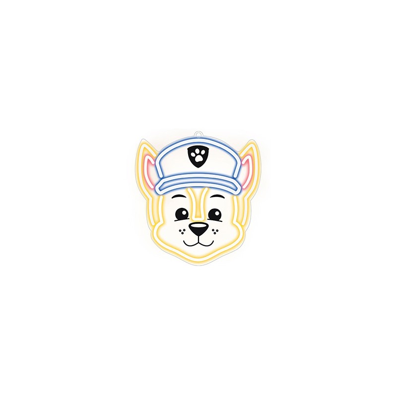 Hanging neon LED Paw Patrol on plexiglass - Chase OW-130346