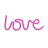 Neon LED Light LOVE pink Bat + USB FLNE05 Forever Light