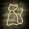 Neon LED Light CAT warm white Bat + USB FLNE03 Forever Light