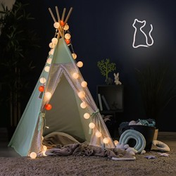 Neon LED Light CAT warm white Bat + USB FLNE03 Forever Light