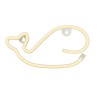 Neon LED Light WHALE warm white Bat + USB FLNE09 Forever Light