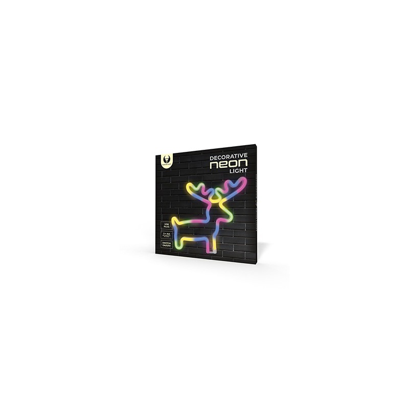 Neon LED Light ELK multicolor Bat + USB FLNE12 Forever Light