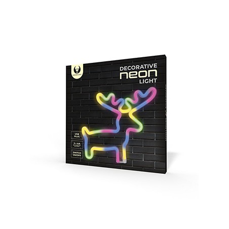 Neon LED Light ELK multicolor Bat + USB FLNE12 Forever Light