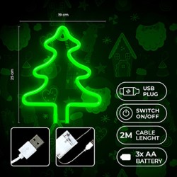 Neon PLEXI LED SKULL WITH BONE white FPNE18 Forever Light