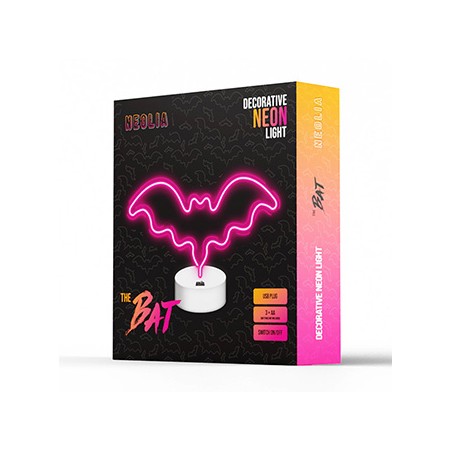 Neon on a stand BAT pink NNE07 Neolia