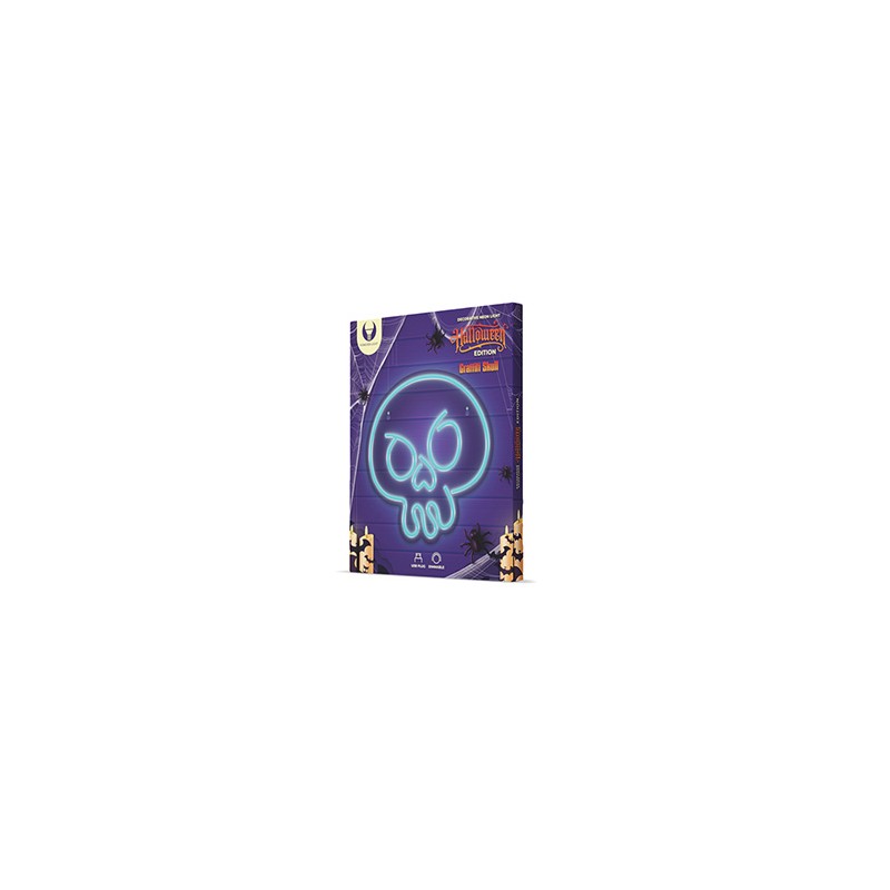 Neon PLEXI LED GRAFFITI SKULL turquoise FPNE15 Forever Light