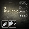 Neon LED Light HOME warm white Bat + USB FLNE21 Forever Light