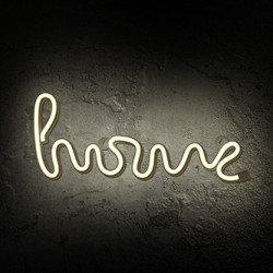 Neon LED Light HOME warm white Bat + USB FLNE21 Forever Light