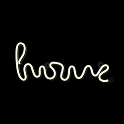 Neon LED Light HOME warm white Bat + USB FLNE21 Forever Light
